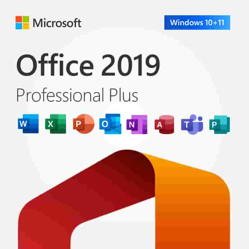 Microsoft Office Professional Plus & PRo 2019 - Microsoft Key (Global) RETAIL